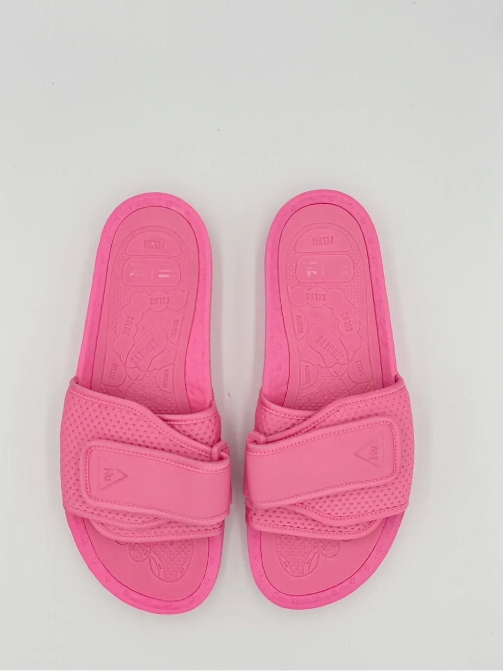 Adidas x Pharrell Boost PC Recovery Adjustable Comfy Semi Solar Pink Slide 10